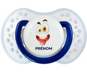 Cartoon monstre visage design-2 : Marine-blanc-bleu classique Tétine embout Lovi Dynamic
