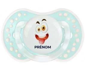 Cartoon monstre visage design-2 : Retro-turquoise-lagon classique Tétine embout Lovi Dynamic