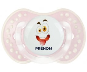 Cartoon monstre visage design-2 : Retro-rose-tendre classique Tétine embout Lovi Dynamic