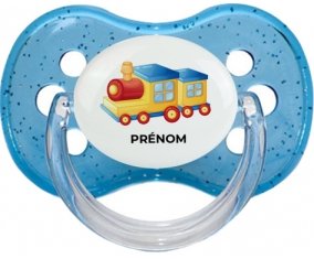 Jouet toys Train design-1 avec prénom : Sucette Cerise personnalisée