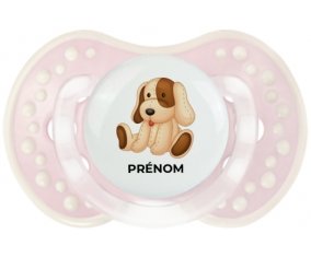 Jouet toys Chiot avec prénom : Retro-rose-tendre classique Tétine embout Lovi Dynamic