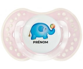Jouet toys éléphant avec prénom : Retro-rose-tendre classique Tétine embout Lovi Dynamic