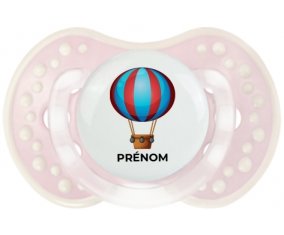 Jouet toys montgolfière avec prénom : Retro-rose-tendre classique Tétine embout Lovi Dynamic