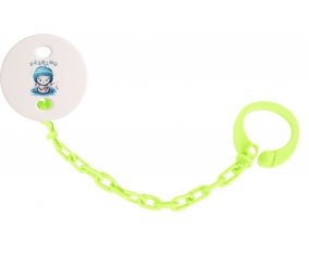 Attache-tétineAnimaux rigolos Fishing couleur Verte