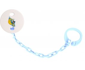 Attache-tétineDisney Mickey Bonne nuit couleur Bleu ciel
