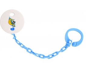 Attache-tétineDisney Mickey Bonne nuit couleur Bleu turquoise