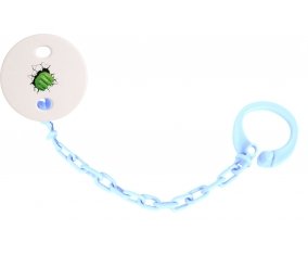 Attache-tétinePoing Hulk casse le mur couleur Bleu ciel