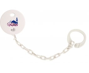 Attache-tétineIslam Ramadhan couleur Blanc