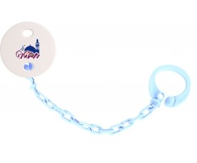 Attache-tétineIslam Ramadhan couleur Bleu ciel