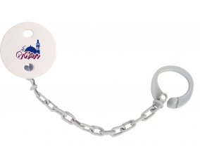 Attache-tétineIslam Ramadhan couleur Grise