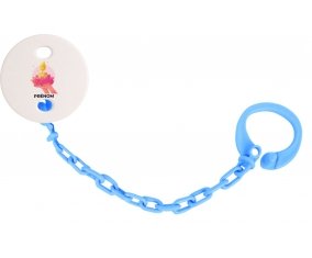 Attache-tétineHappy vesak day avec prénom couleur Bleu turquoise