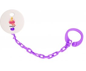 Attache-tétineHappy vesak day avec prénom couleur Violet