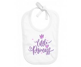 Bavoir bébé personnalisé My little princess design-5