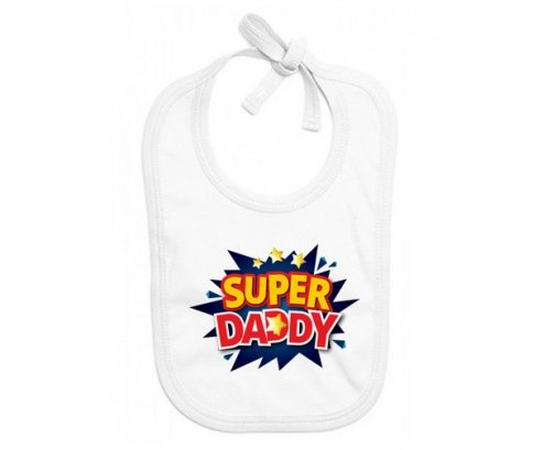 Bavoir bébé personnalisé Super DADY