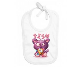 Bavoir bébé personnalisé Animaux rigolos Fish
