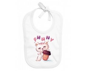 Bavoir bébé personnalisé Animaux rigolos Funny