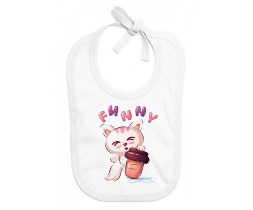 Bavoir bébé personnalisé Animaux rigolos Funny