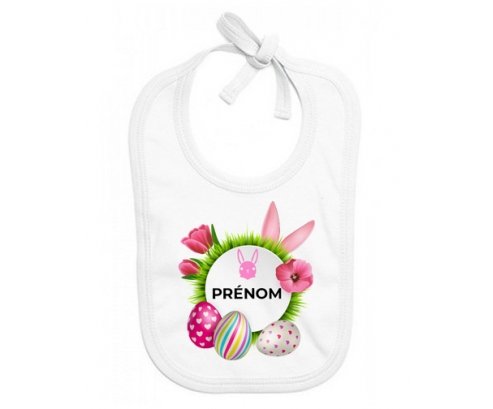 Bavoir Bebe Personnalise Oeuf De Paques Design 10 Avec Prenom En Coton Bavoir Bebe Personnalise Oeuf De Paques Design 10 Avec Prenom En Coton