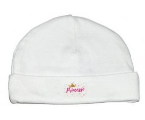 Couronne jaune princesse : Bonnet bébé