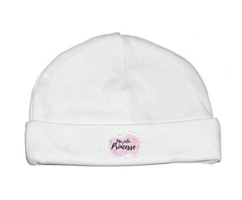 Bonnet bébé personnalisé Ma jolie princese design-1