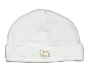 Couronne dorée princesse : Bonnet bébé