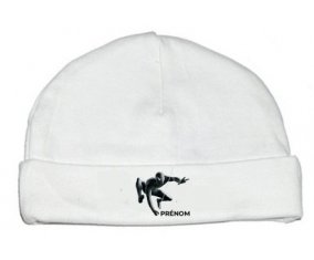 Bonnet bébé personnalisé Spiderman design-5 avec prénom