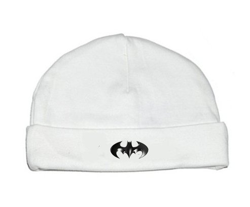Bonnet bébé personnalisé Batman logo noir