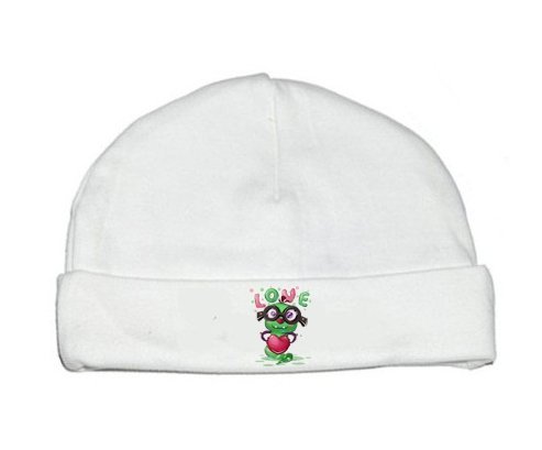 Bonnet bébé personnalisé Animaux rigolos Love design-2
