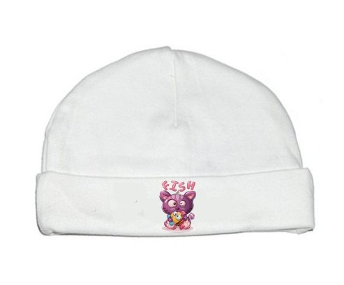 Bonnet bébé personnalisé Animaux rigolos Fish