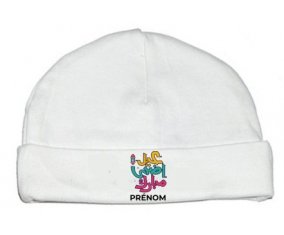Bonnet bébé personnalisé Islam eid adha mubarak design-4 avec prénom