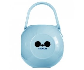 Boîte à tétine Disney Mickey Nœud papillon avec prénom