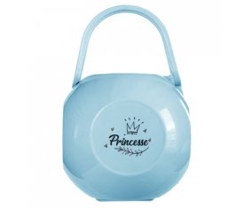 Boîte à tétine Couronne noire princesse