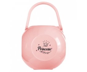 Boîte à tétine Couronne noire princesse