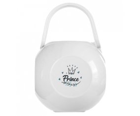 Boîte à tétine Couronne noire prince