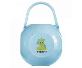 Boîte à tétine Licorne design-5 avec prénom