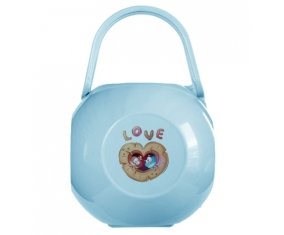 Boîte à tétine Animaux rigolos hiboux Love