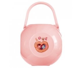 Boîte à tétine Animaux rigolos hiboux Love