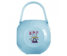Boîte à tétine Animaux rigolos Cat design-1