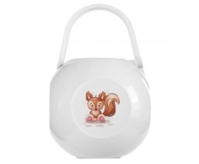 Boîte à tétine Animaux rigolos Écureuil