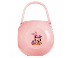 Boîte à tétine Disney Minnie Numéro 1 anniversaire