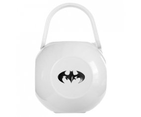 Boîte à tétine Batman logo noir