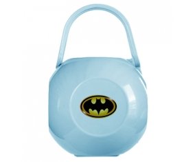 Boîte à tétine Batman logo noir et jaune