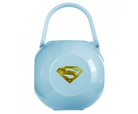 Boîte à tétine Logo Superman doré