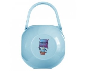 Boîte à tétine Animaux rigolos Mouton avec prénom