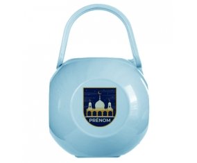Boîte à tétine Islam mosqué avec prénom design-3