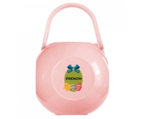 Boîte à tétine Oeuf de Pâques design-3 avec prénom