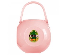 Boîte à tétine Oeuf de Pâques design-7 avec prénom