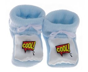 Chausson bébé Cool! de couleur Bleu