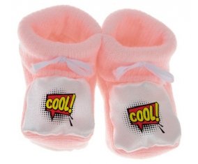 Chausson bébé Cool! de couleur Rose