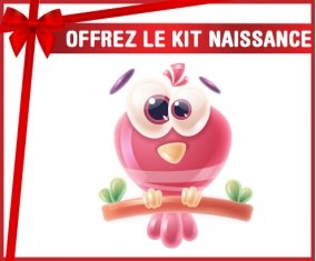 kit naissance bébé personnalisé Animaux rigolos Oiseau